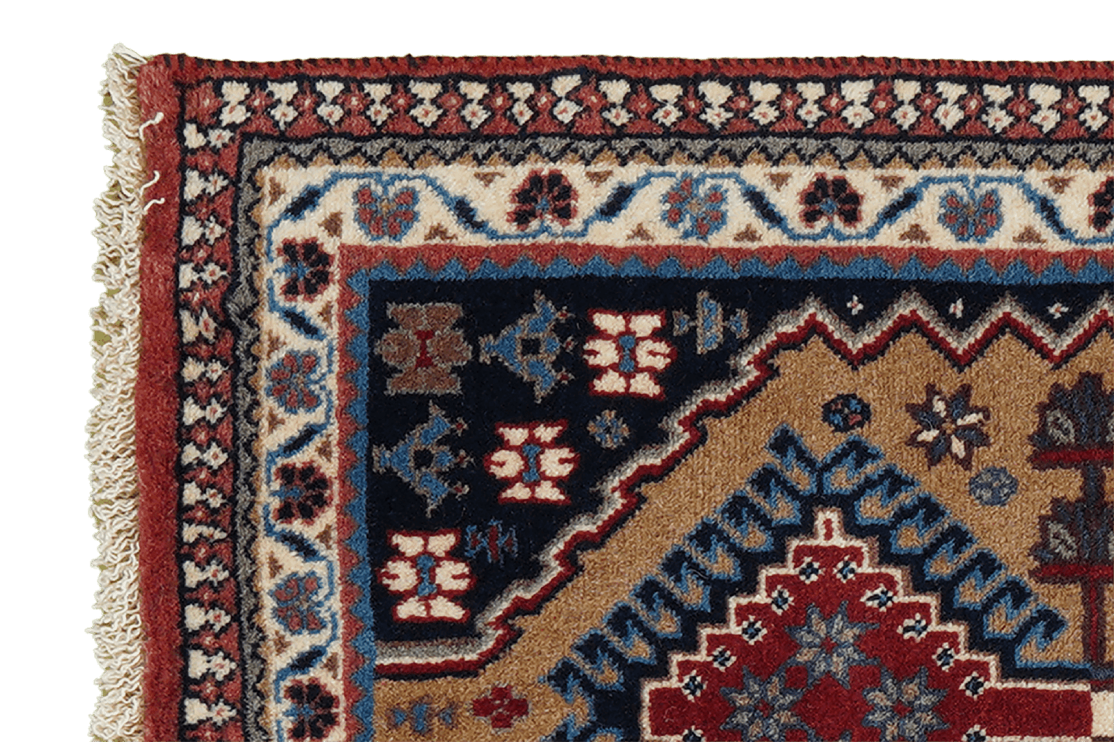 Yalameh — Hand-knotted, 59x102 cm, Grey, 100% Virgin Wool | View 3