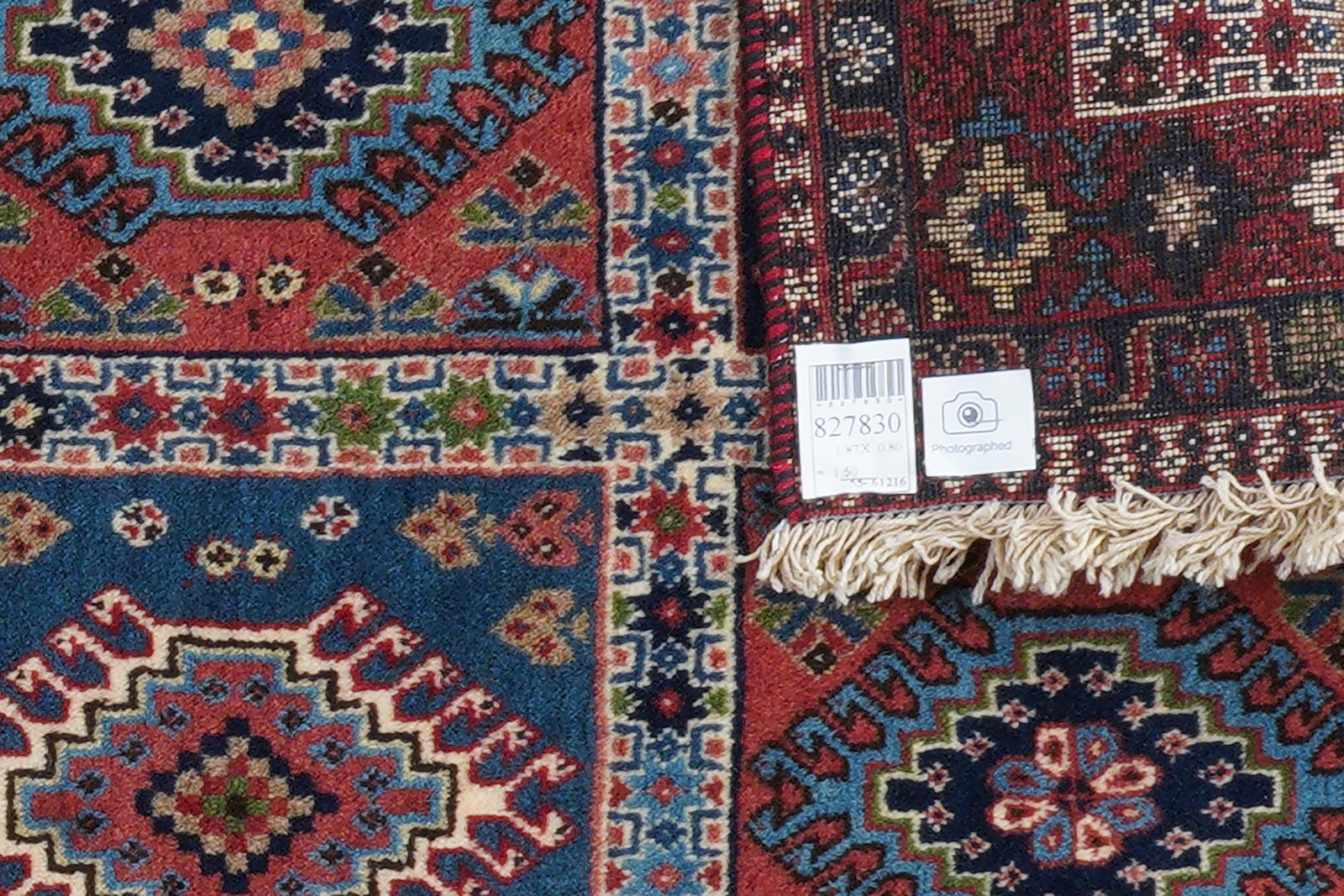 Yalameh — Hand-knotted, 80x187 cm, Multicolor, 100% Virgin Wool | View 6