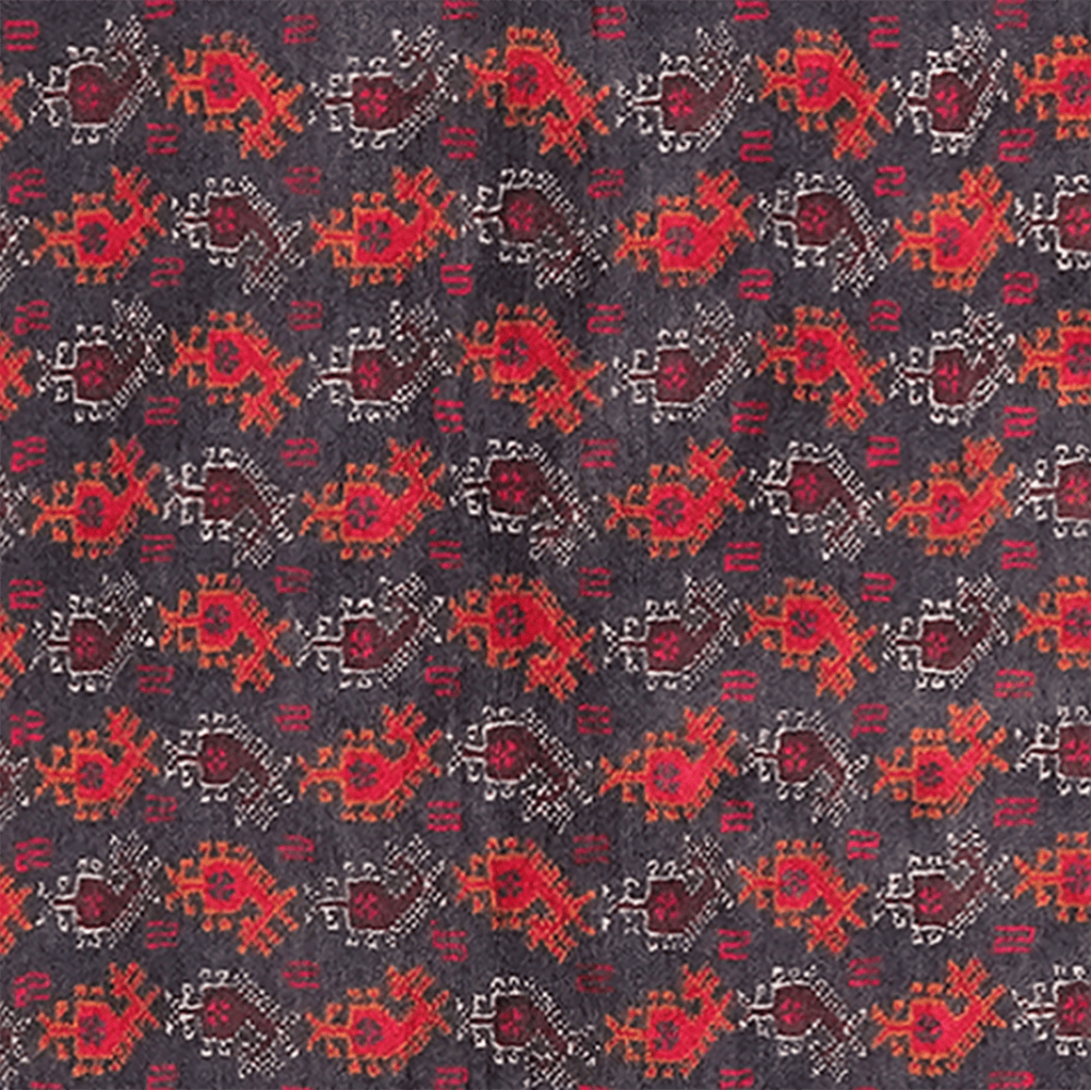 Belutch — Hand-knotted, 98x179 cm, Blue, 100% Virgin Wool | View 4