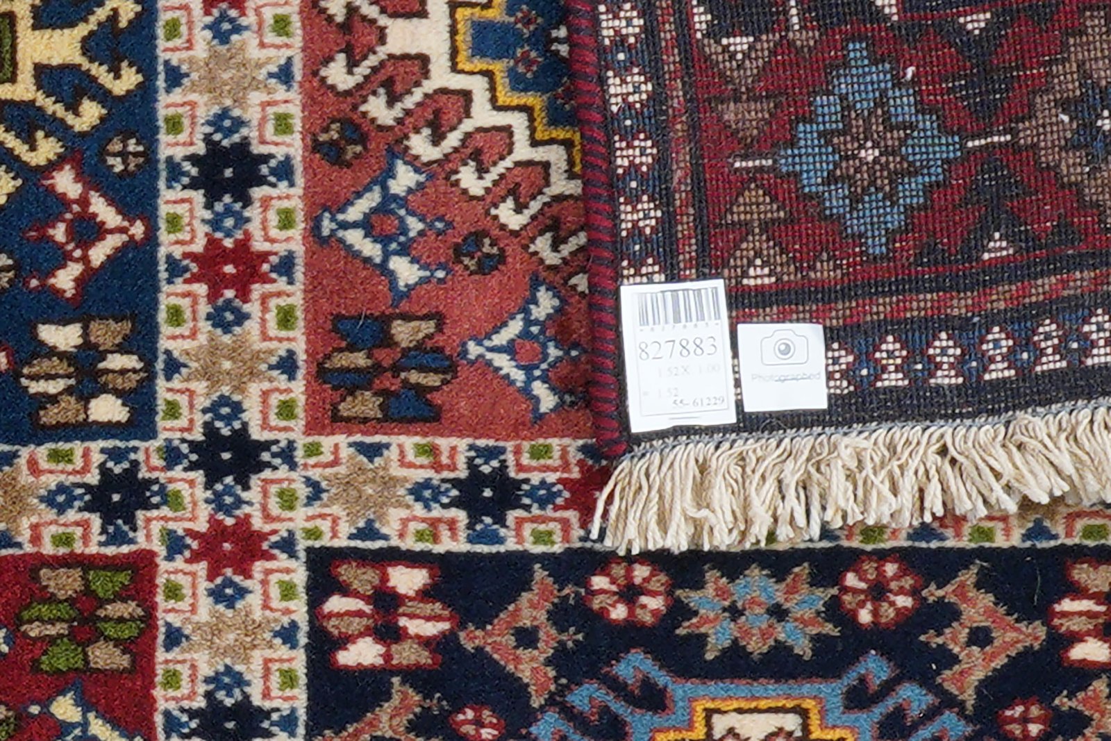 Yalameh — Hand-knotted, 100x152 cm, Multicolor, 100% Virgin Wool | View 6