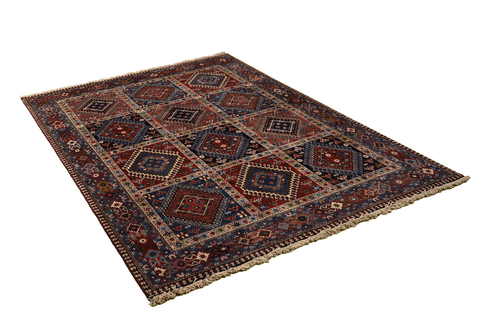 Yalameh — Hand-knotted, 149x201 cm, Multicolor, 100% Virgin Wool | View 4