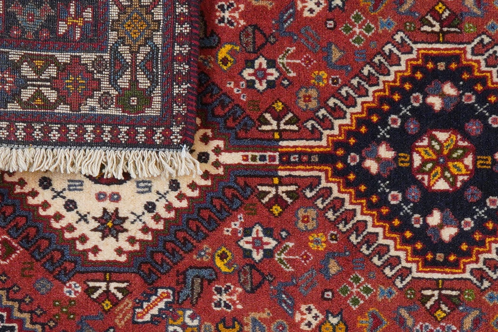 Yalameh — Hand-knotted, 100x151 cm, Red, 100% Virgin Wool | View 8