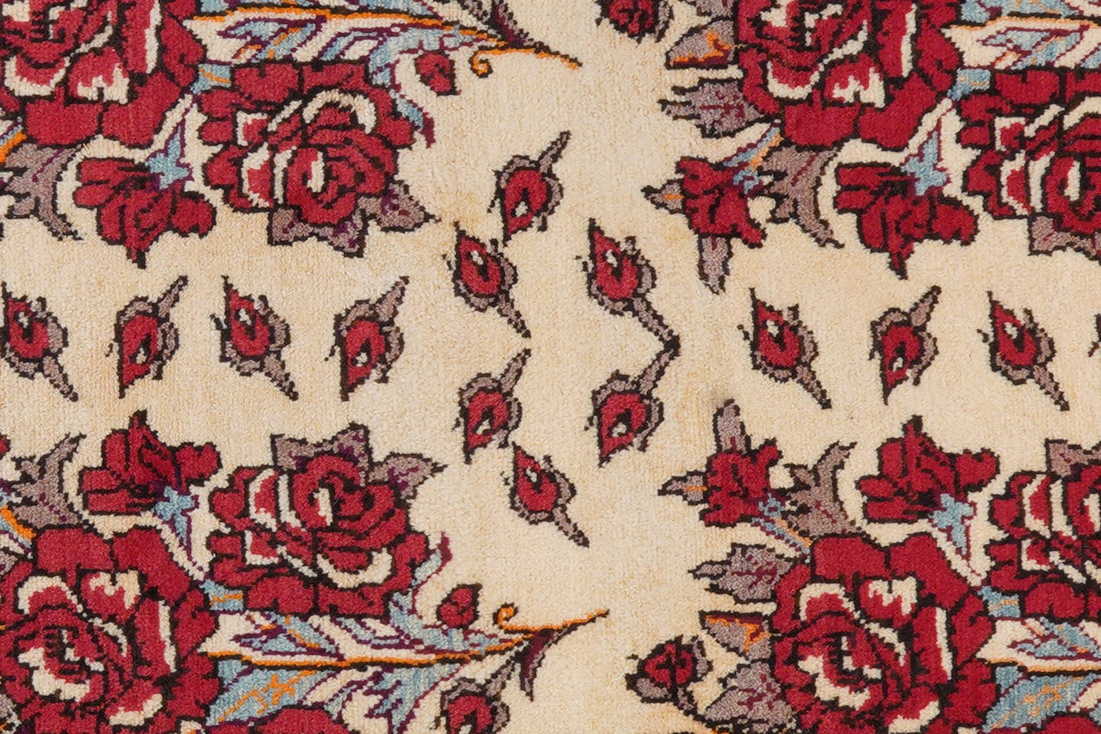 Afshar — Hand-knotted, 111x222 cm, Beige, 100% Virgin Wool | View 7