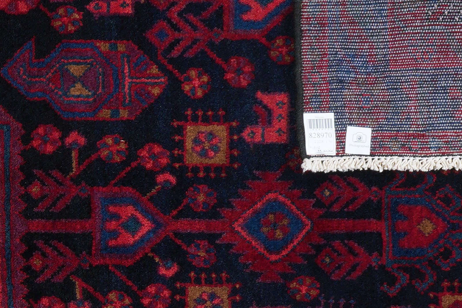 Broudjerd — Hand-knotted, 136x222 cm, Blue, 100% Virgin Wool | View 6