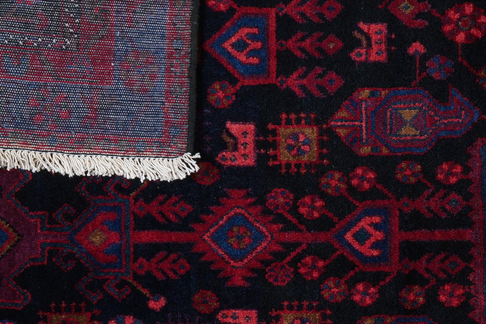 Broudjerd — Hand-knotted, 136x222 cm, Blue, 100% Virgin Wool | View 8