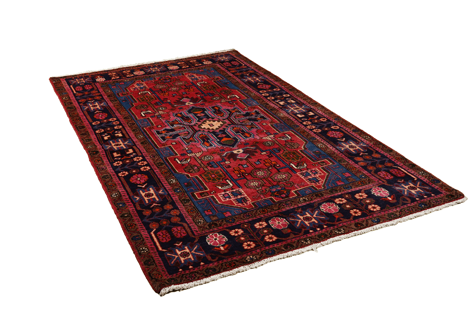 Nahavand — Hand-knotted, 149x237 cm, Red, 100% Virgin Wool | View 4