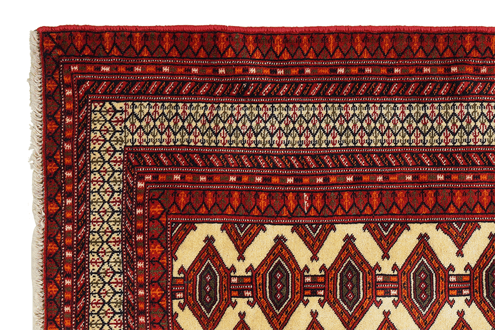 Turkman — Hand-knotted, 127x177 cm, Beige, 100% Virgin Wool | View 3