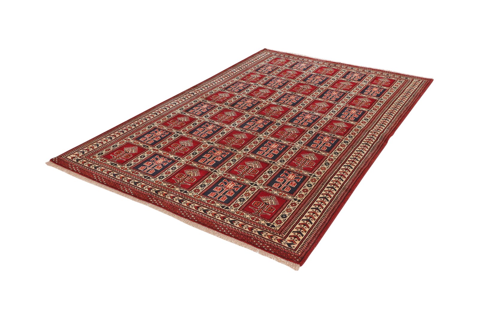 Turkman — Hand-knotted, 152x240 cm, Multicolor, 100% Virgin Wool | View 5