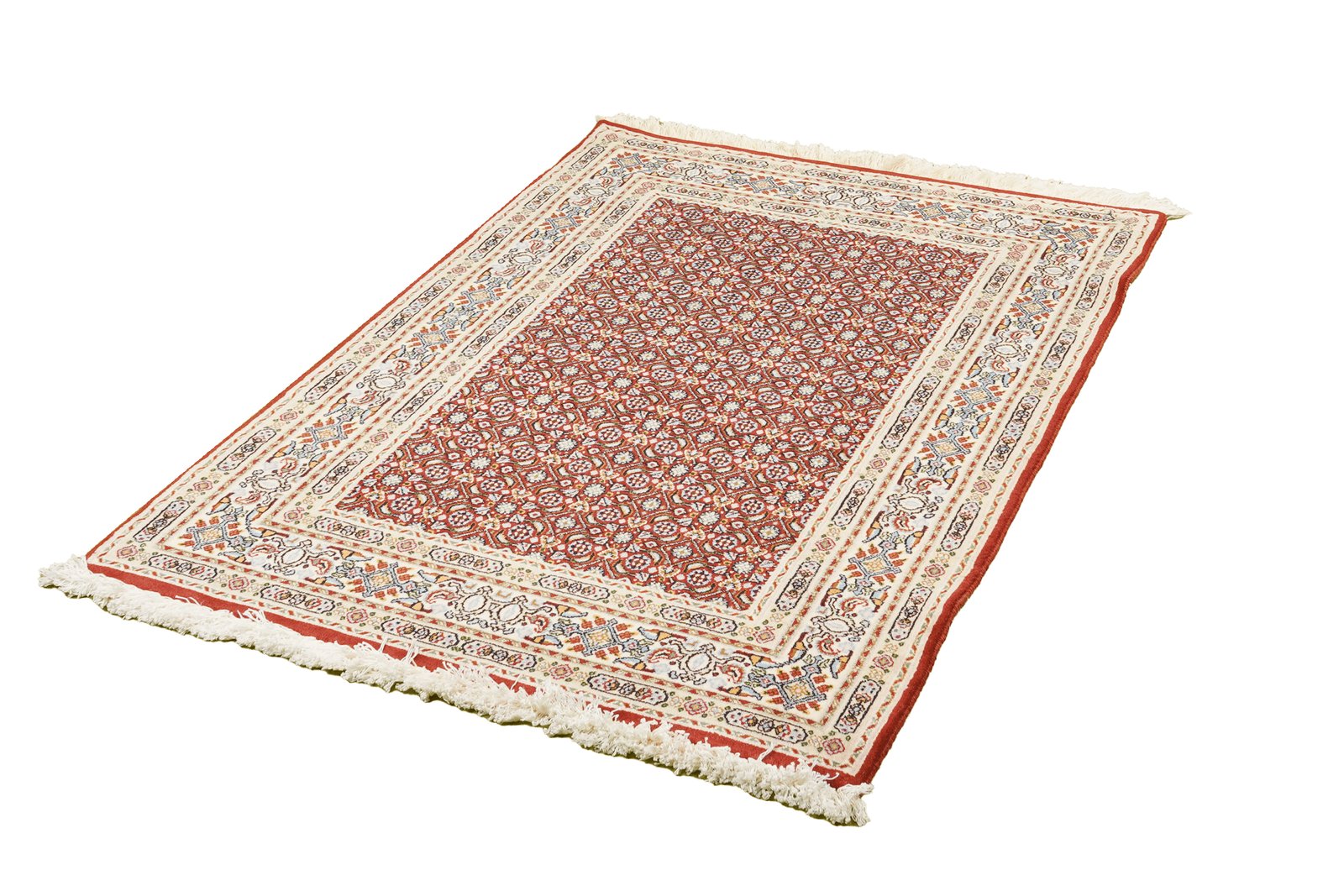 Moud Mahi — Hand-knotted, 98x142 cm, Red, 100% Virgin Wool | View 5