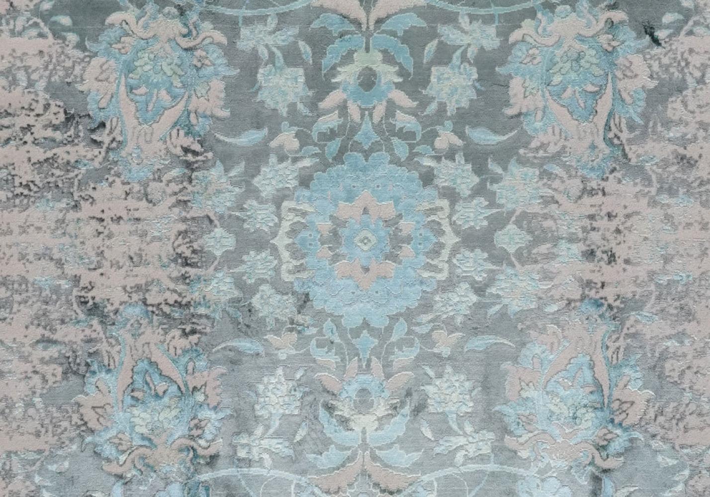 Paradayda — Hand-knotted, 203x293 cm, Blue, 60% Viskose, 40% Baumwolle | View 4