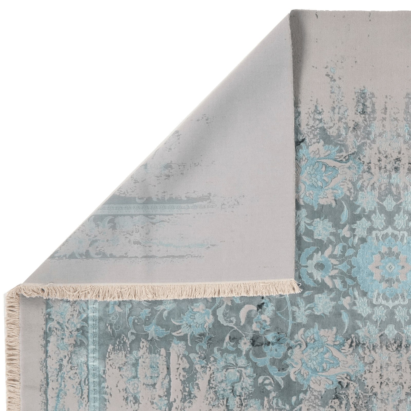 Paradayda — Hand-knotted, 203x293 cm, Blue, 60% Viskose, 40% Baumwolle | View 5