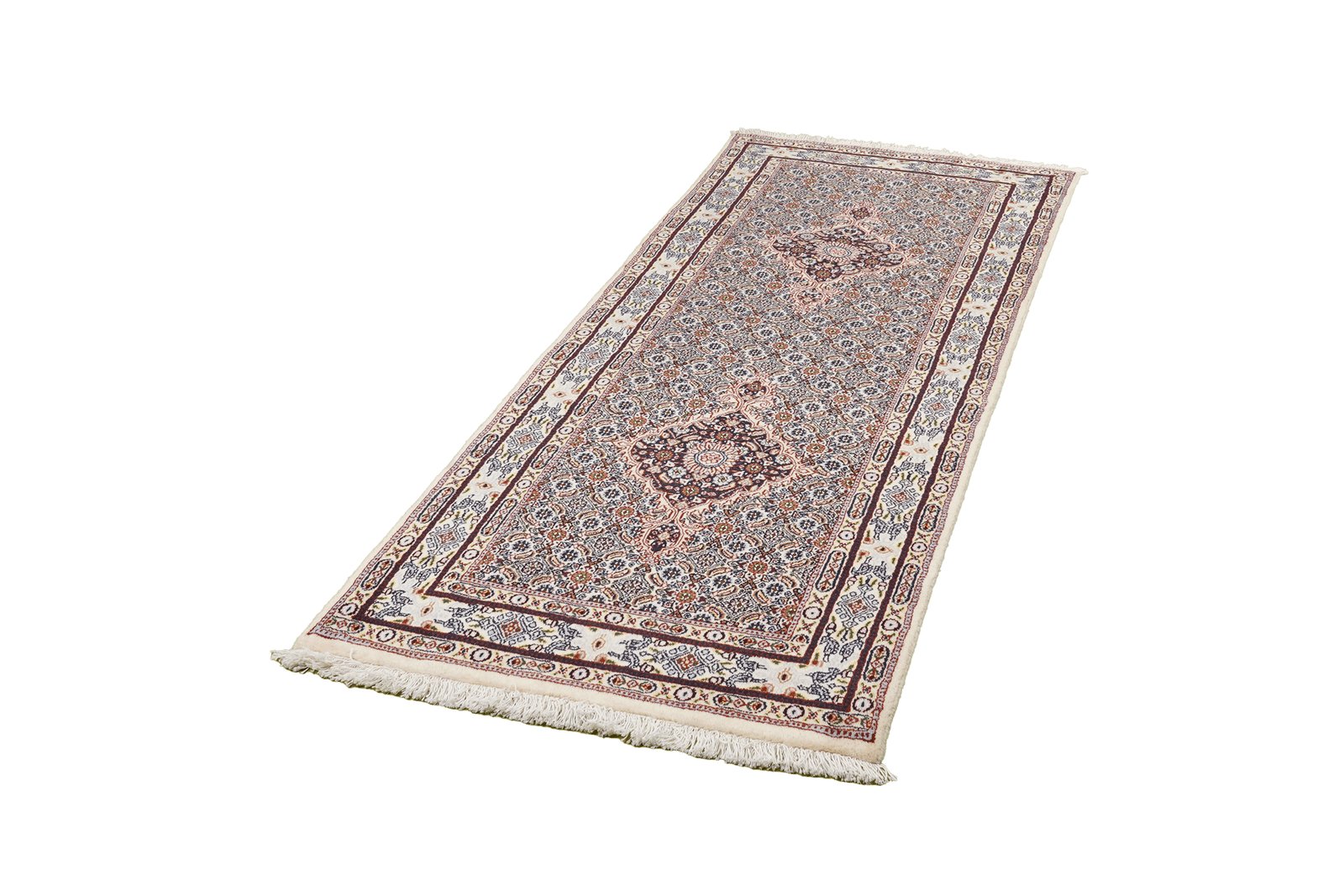 Moud Mahi — Hand-knotted, 76x193 cm, Beige, 100% Virgin Wool | View 5