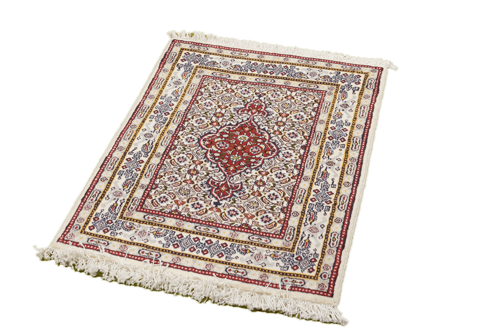 Moud Mahi — Handgefertigt, 86x56 cm, Beige, 100% Virgin Wool | View 6