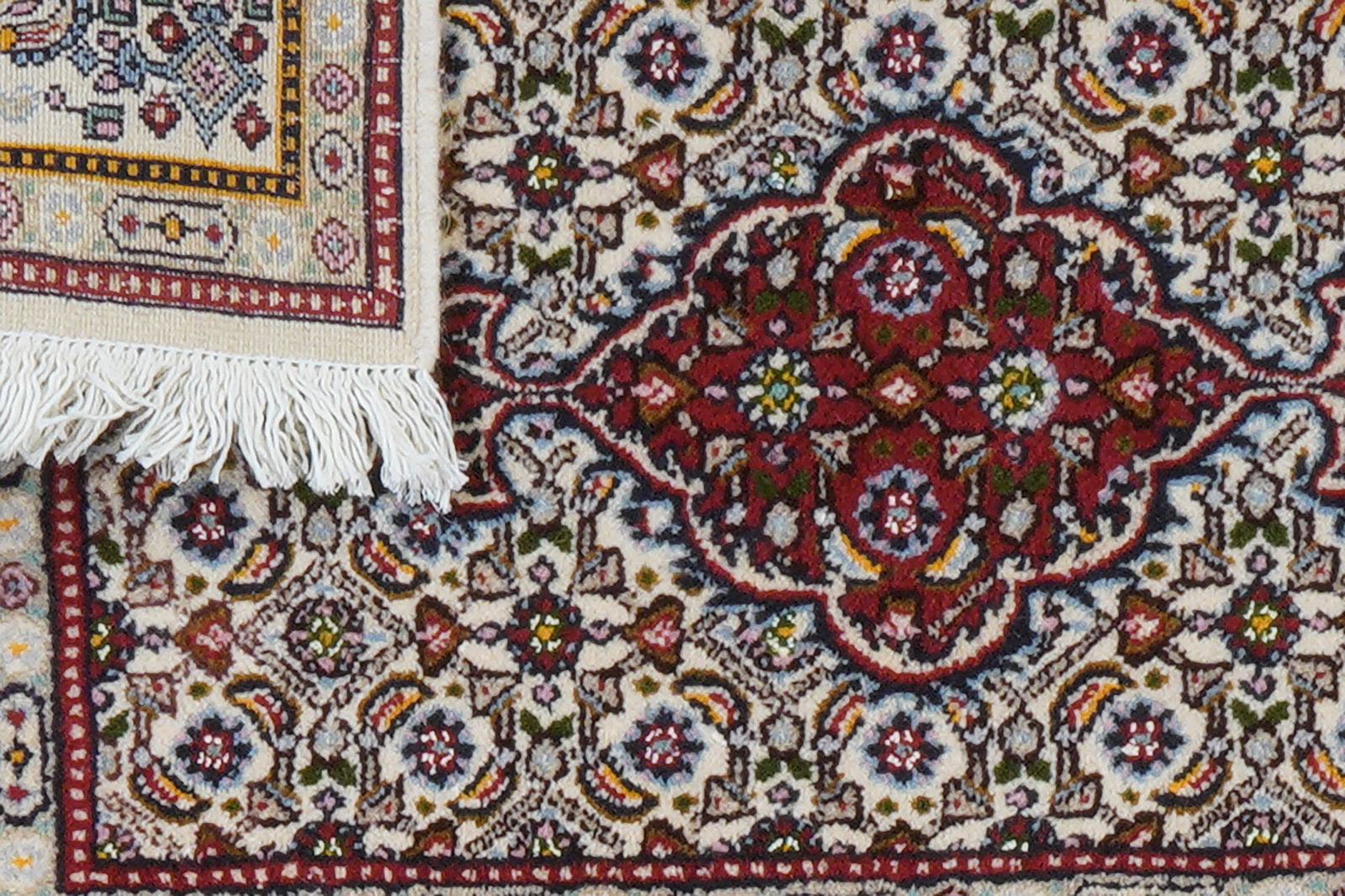 Moud Mahi — Handgefertigt, 86x56 cm, Beige, 100% Virgin Wool | View 8