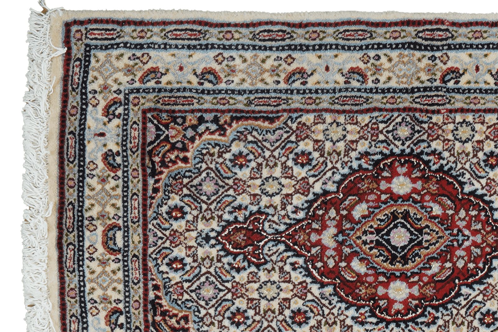 Moud Mahi — Hand-knotted, 58x87 cm, Beige, 100% Virgin Wool | View 3