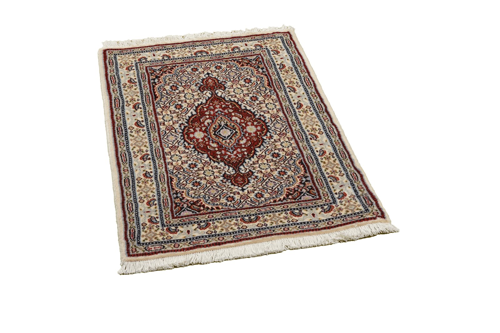 Moud Mahi — Hand-knotted, 58x87 cm, Beige, 100% Virgin Wool | View 4