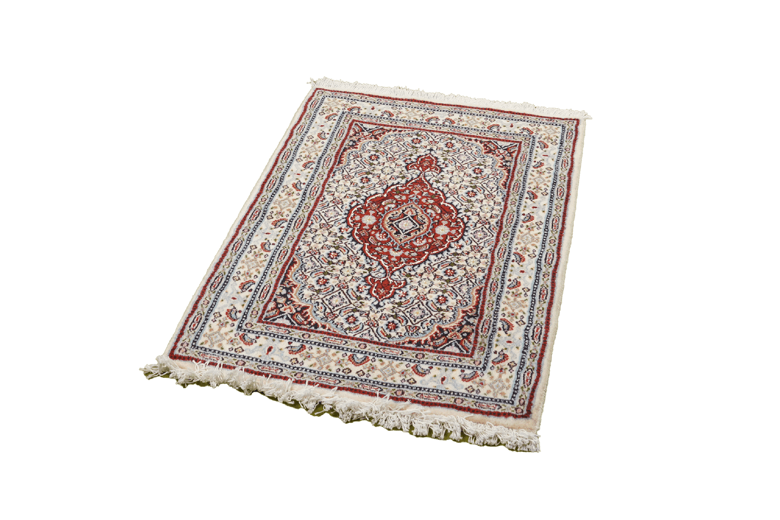Moud Mahi — Hand-knotted, 58x89 cm, Beige, 100% Virgin Wool | View 5