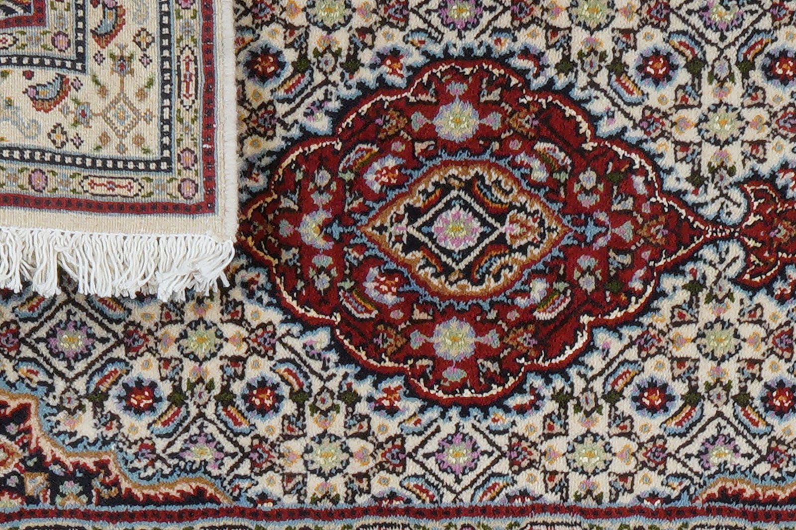 Moud Mahi — Hand-knotted, 58x89 cm, Beige, 100% Virgin Wool | View 7