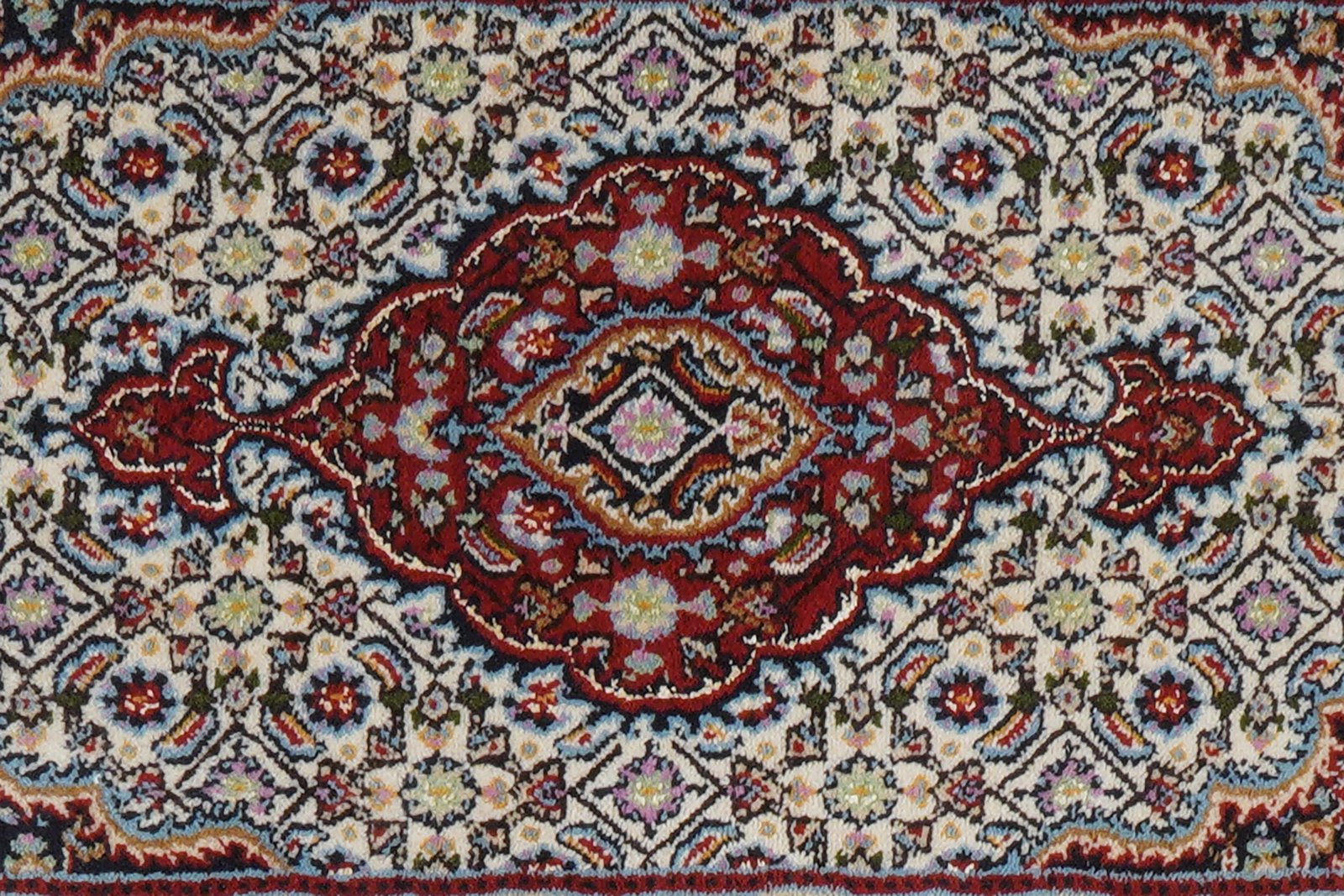 Moud Mahi — Hand-knotted, 58x89 cm, Beige, 100% Virgin Wool | View 8