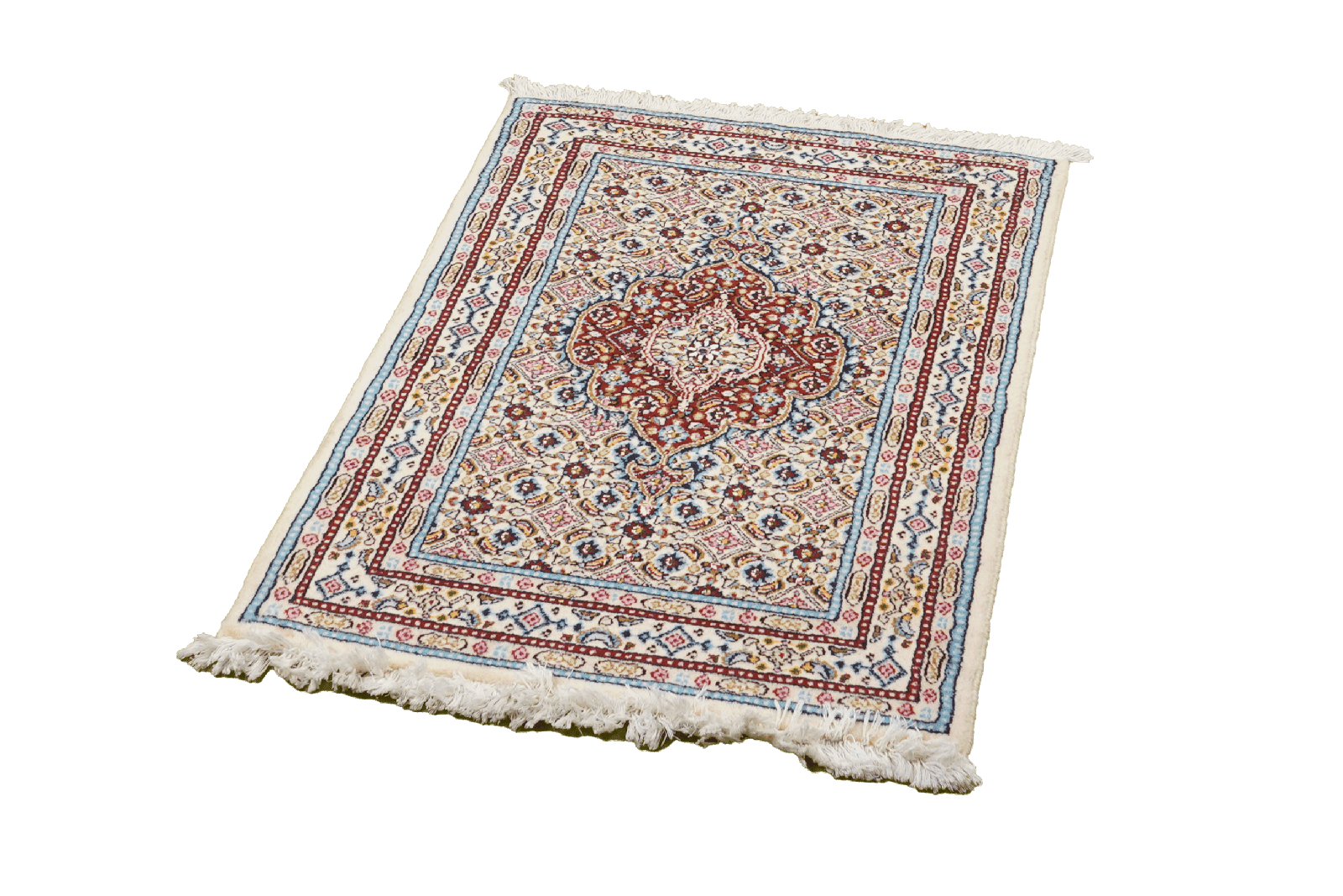 Moud Mahi — Hand-knotted, 61x88 cm, Beige, 100% Virgin Wool | View 5