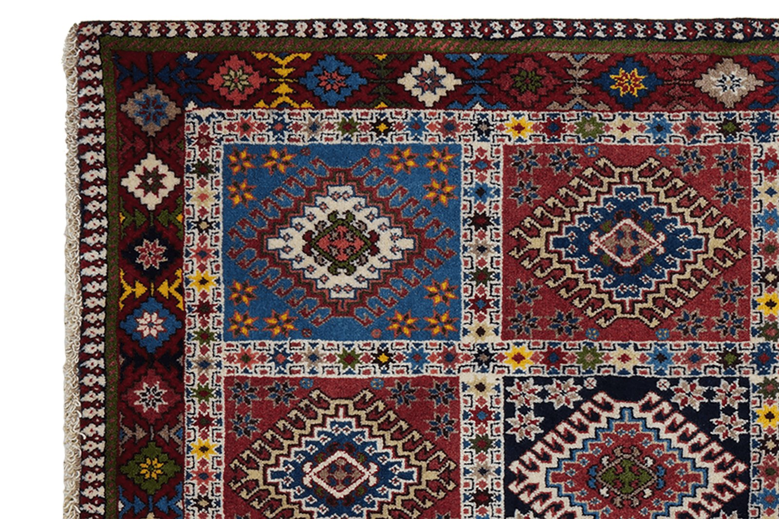 Yalameh — Hand-knotted, 81x195 cm, Multicolor, 100% Virgin Wool | View 3