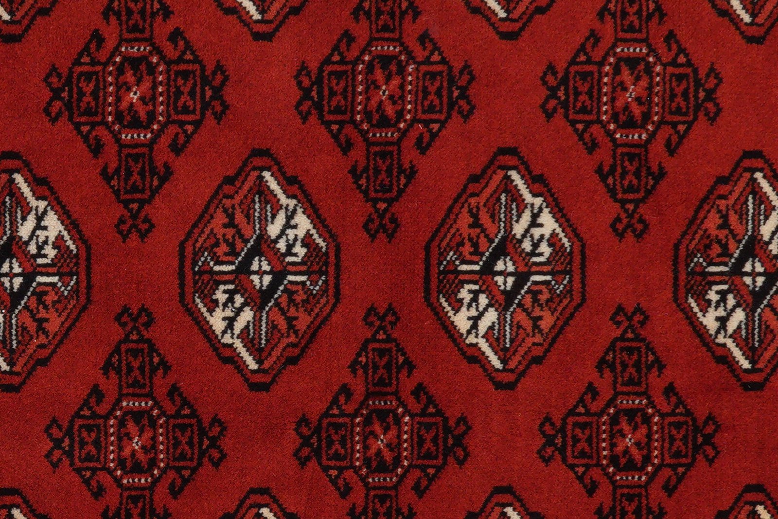 Turkman — Hand-knotted, 210x294 cm, Red, 100% Virgin Wool | View 7