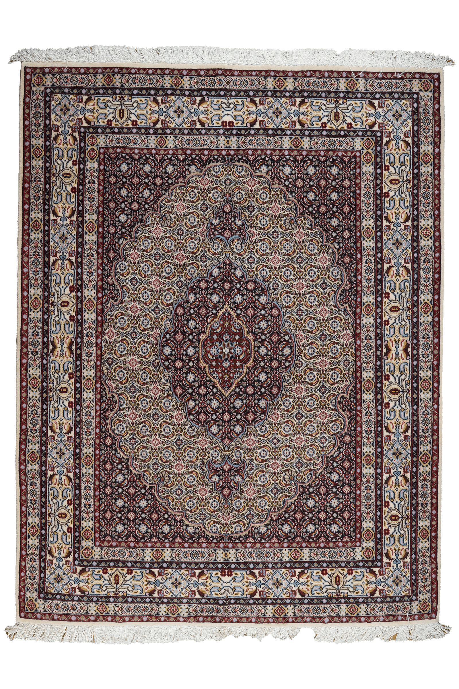 Moud Mahi — Hand-knotted, 148x195 cm, Brown, 100% Virgin Wool | Main view