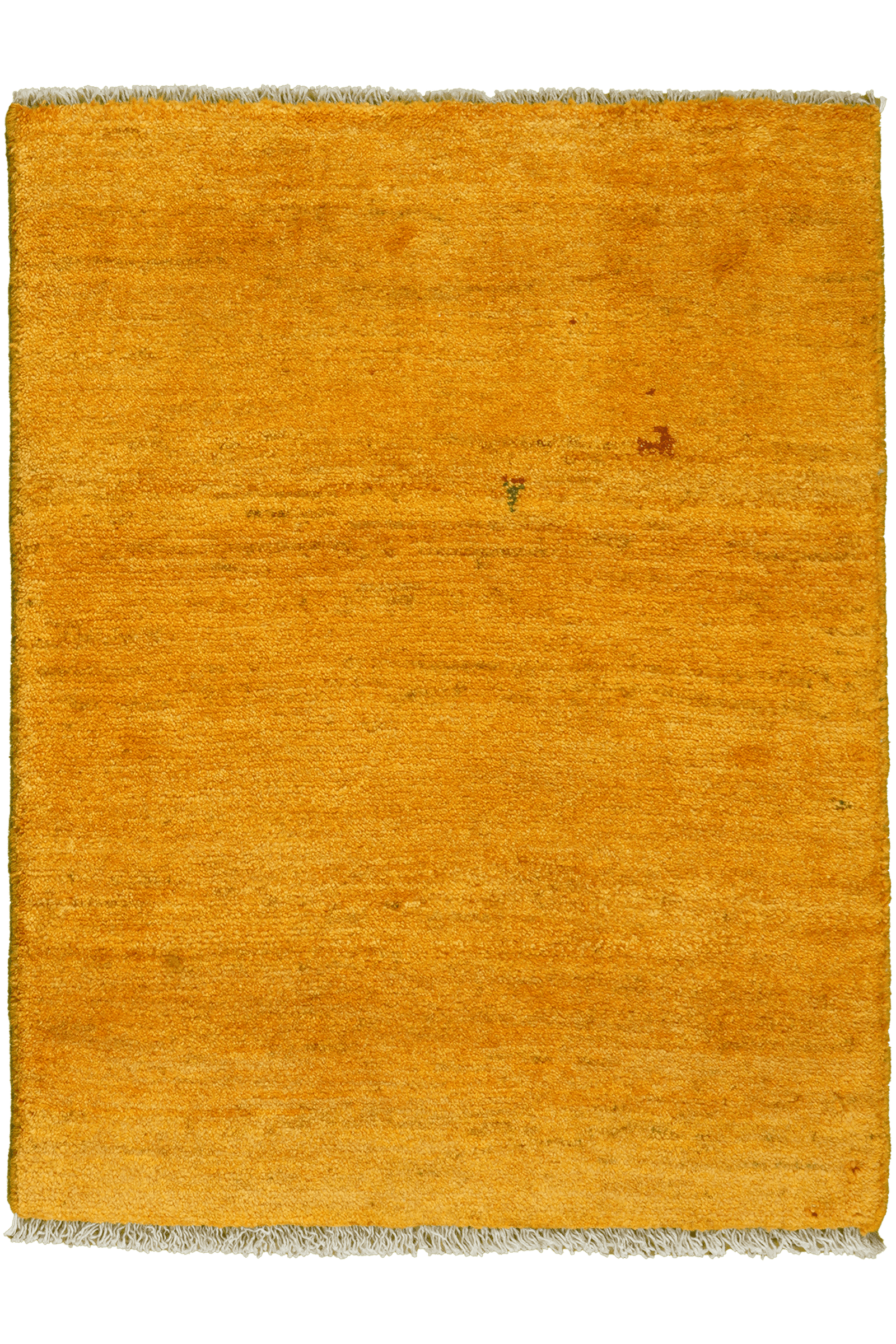Gabbeh — Hand-knotted, 75x95 cm, Yellow, 100% Virgin Wool | Main view