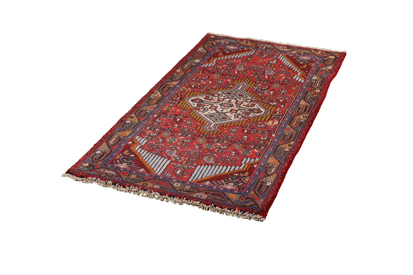 Assadabad — Hand-knotted, 76x124 cm, Red, 100% Virgin Wool | View 5