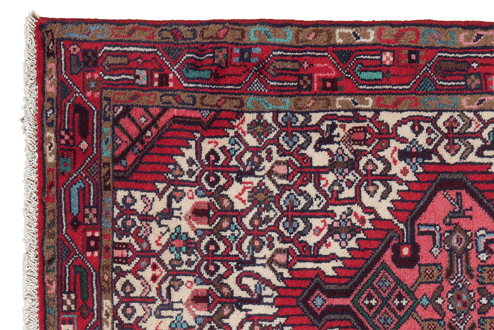Assadabad — Hand-knotted, 77x116 cm, Multicolor, 100% Virgin Wool | View 3