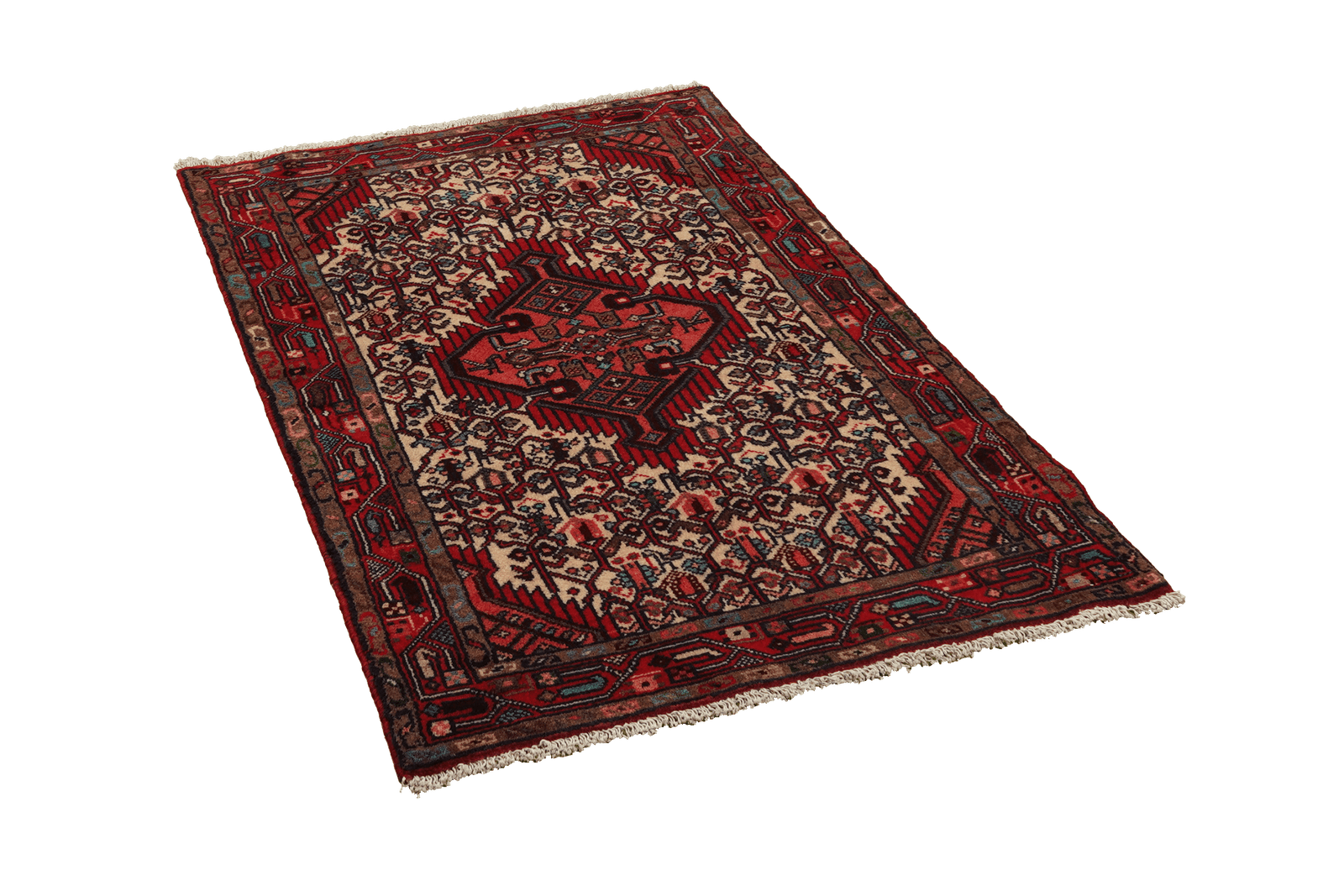Assadabad — Hand-knotted, 77x116 cm, Multicolor, 100% Virgin Wool | View 4