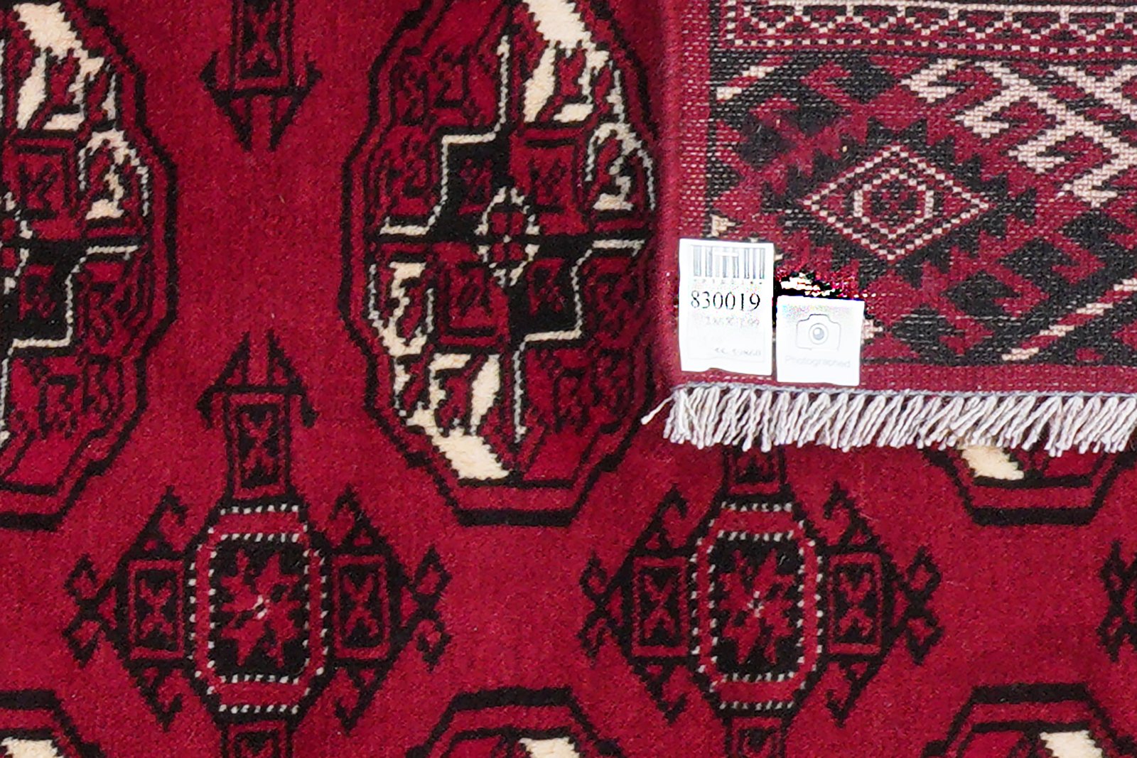 Turkman — Hand-knotted, 199x286 cm, Red, 100% Virgin Wool | View 6