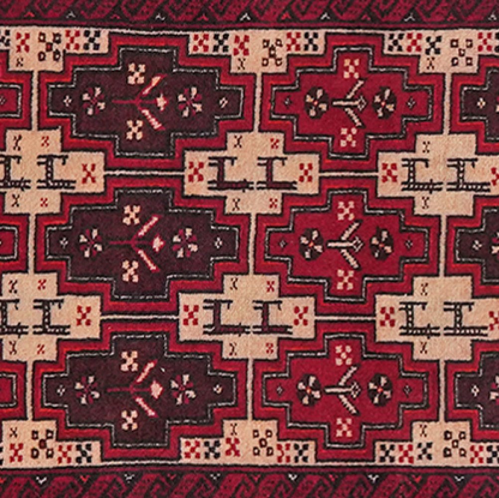 Belutch — Hand-knotted, 65x87 cm, Beige, 100% Virgin Wool | View 4