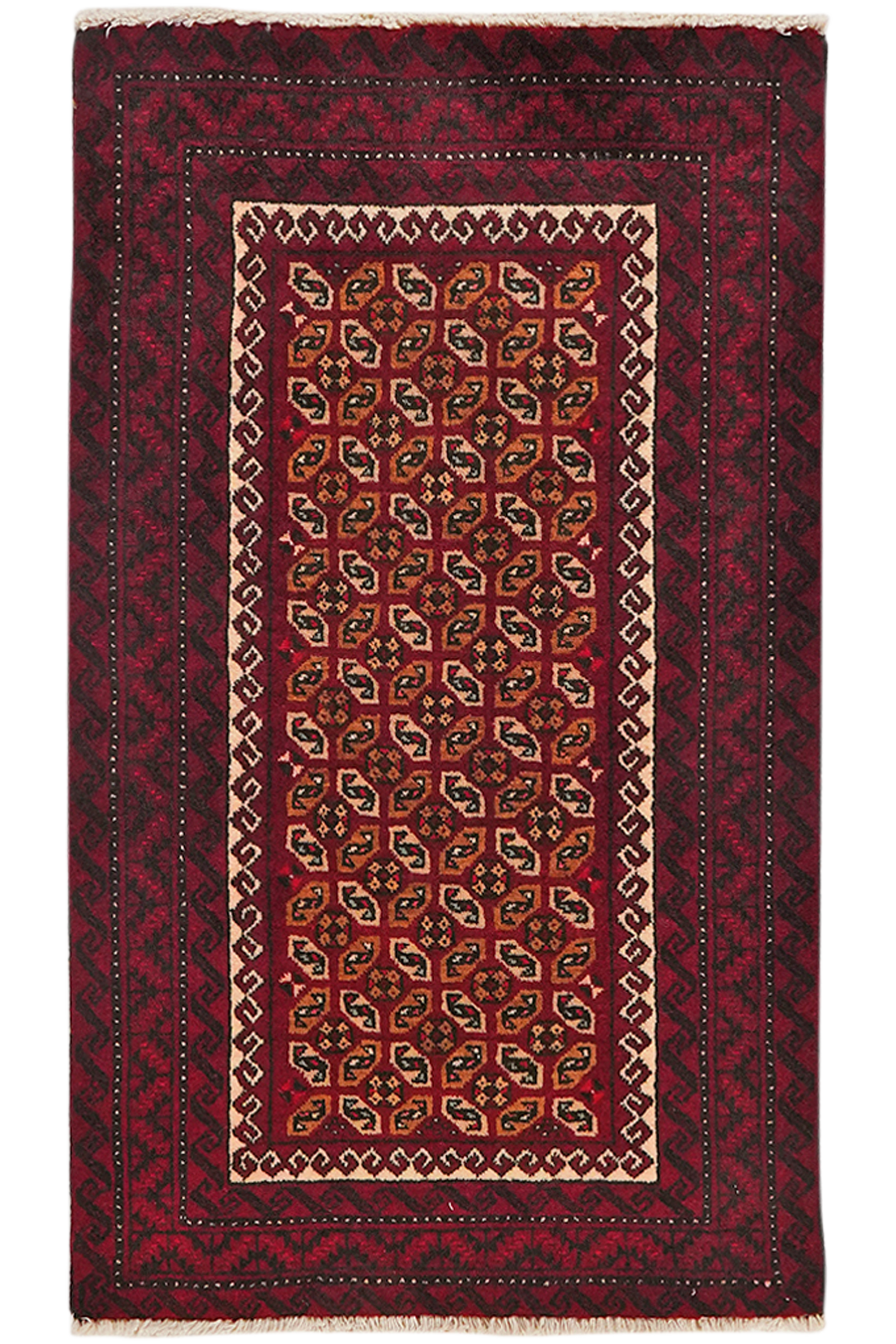 Belutch — Handgefertigt, 100x59 cm, Bunt, 100% Virgin Wool | Main view