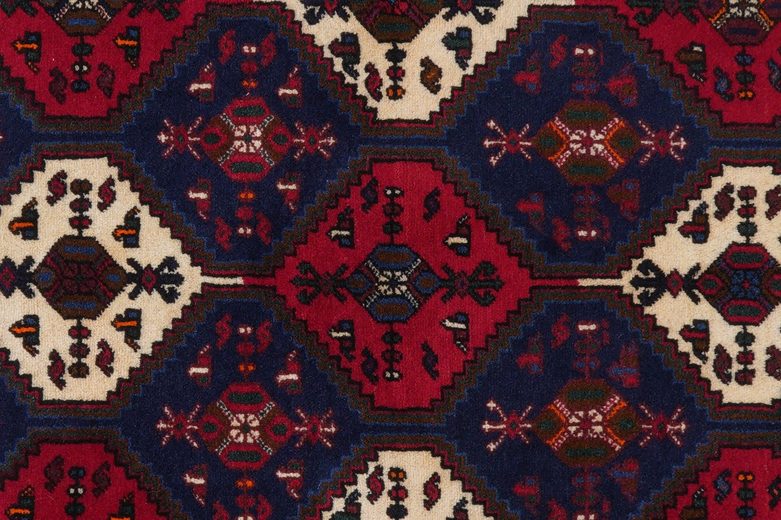 Afshar — Hand-knotted, 174x239 cm, Blue, 100% Virgin Wool | View 7