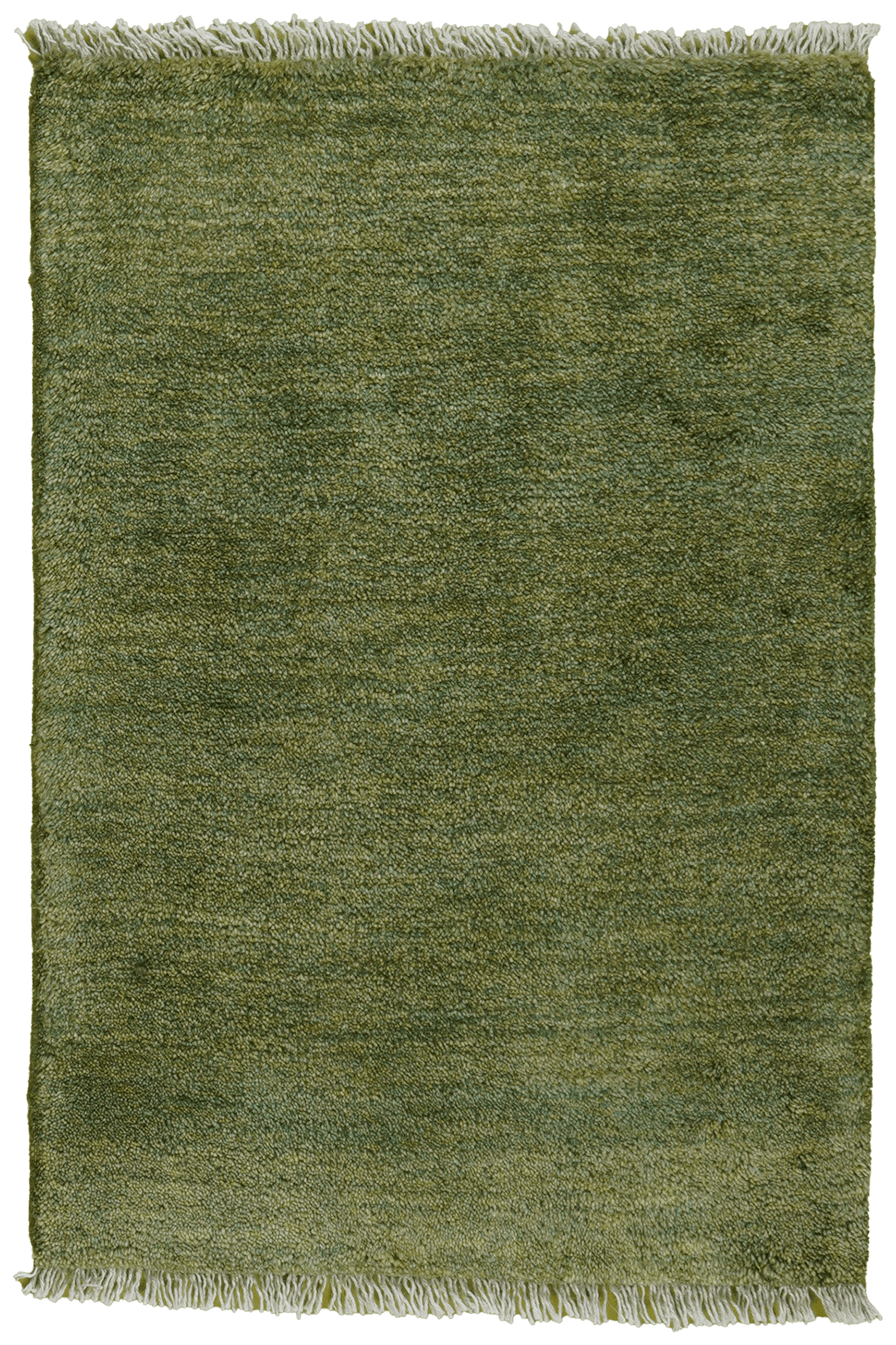 Gabbeh — Hand-knotted, 60x87 cm, Green, 100% Virgin Wool | Main view