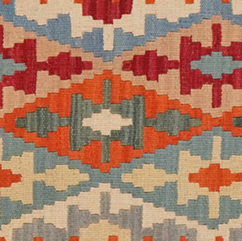 Kelim Gashgai — Handmade, 57x187 cm, Multicolor, 100% Virgin Wool | View 4