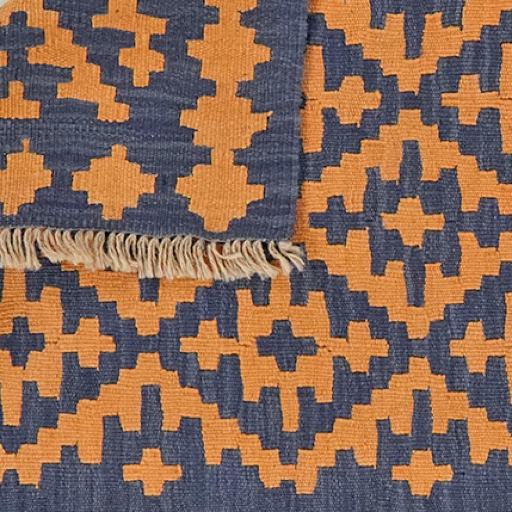 Kelim Gashgai — Handgefertigt, 122x82 cm, Bunt, 100% Virgin Wool | View 6