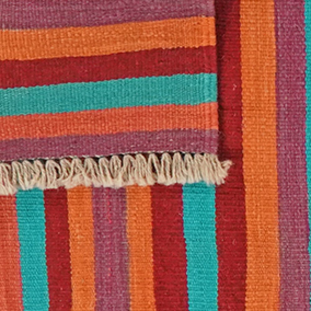 Kelim Gashgai — Handmade, 62x188 cm, Multicolor, 100% Virgin Wool | View 6