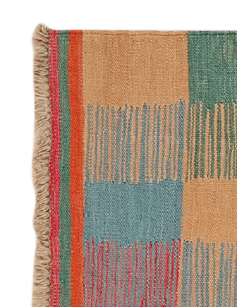 Kelim Gashgai — Handmade, 62x201 cm, Multicolor, 100% Virgin Wool | View 3