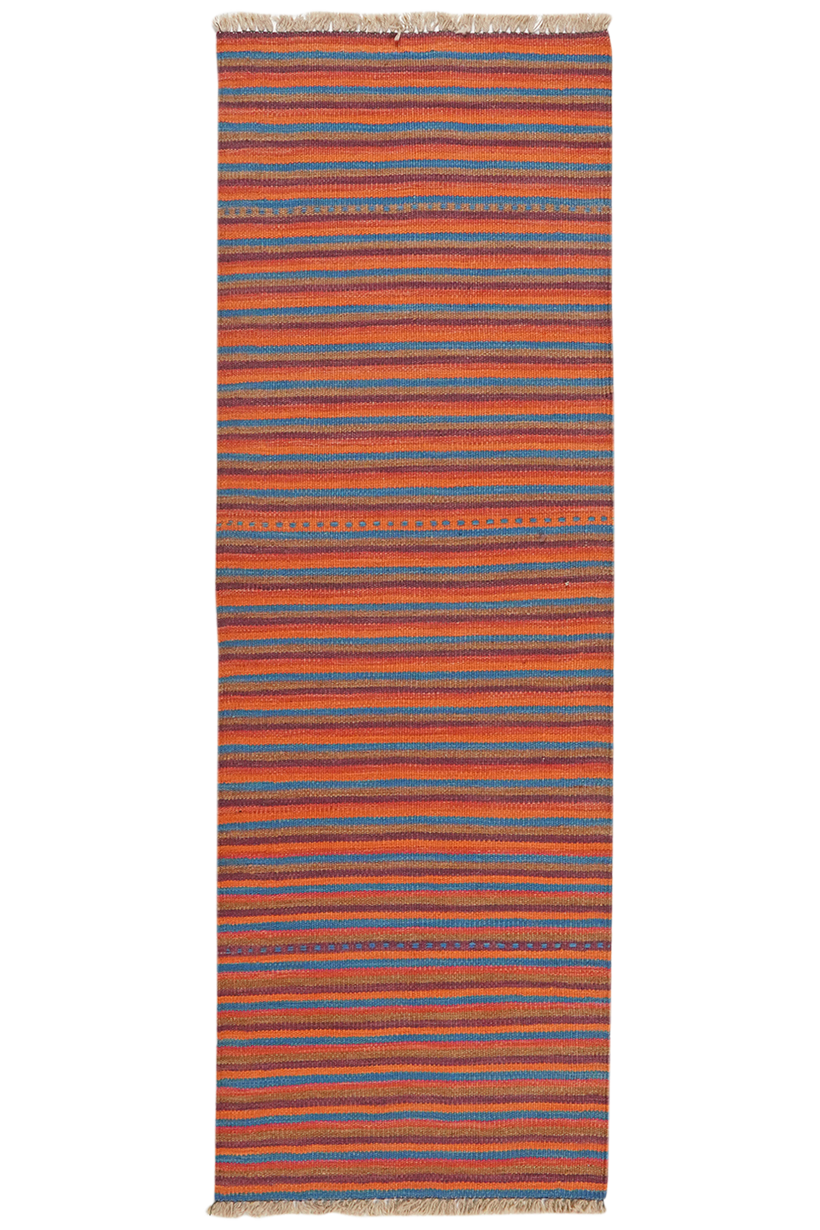 Kelim Gashgai — Handgefertigt, 190x64 cm, Bunt, 100% Virgin Wool | Main view