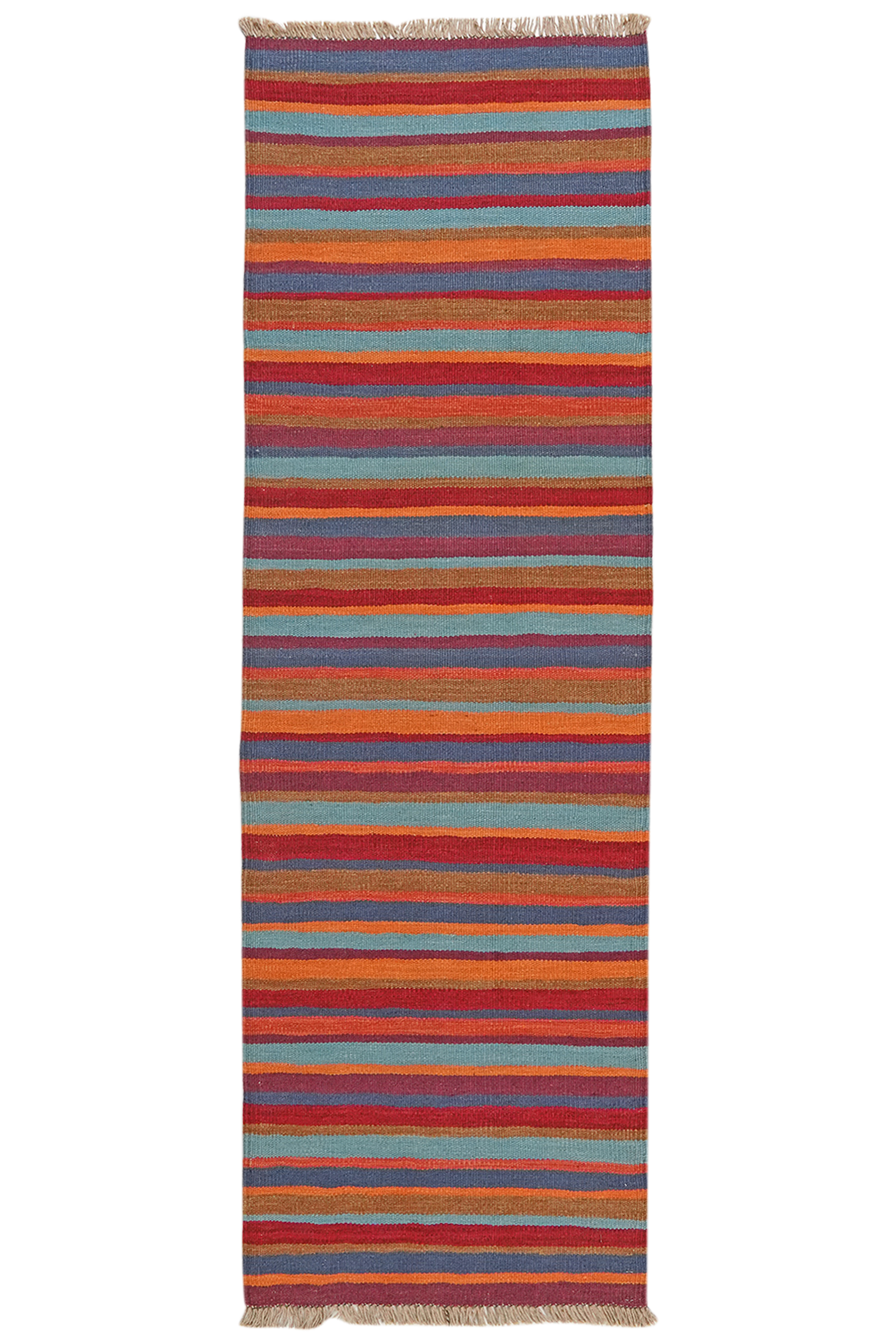 Kelim Gashgai — Handgefertigt, 190x61 cm, Bunt, 100% Virgin Wool | Main view