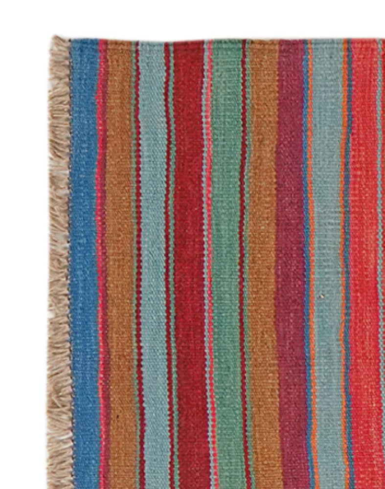 Kelim Gashgai — Handmade, 62x181 cm, Multicolor, 100% Virgin Wool | View 3
