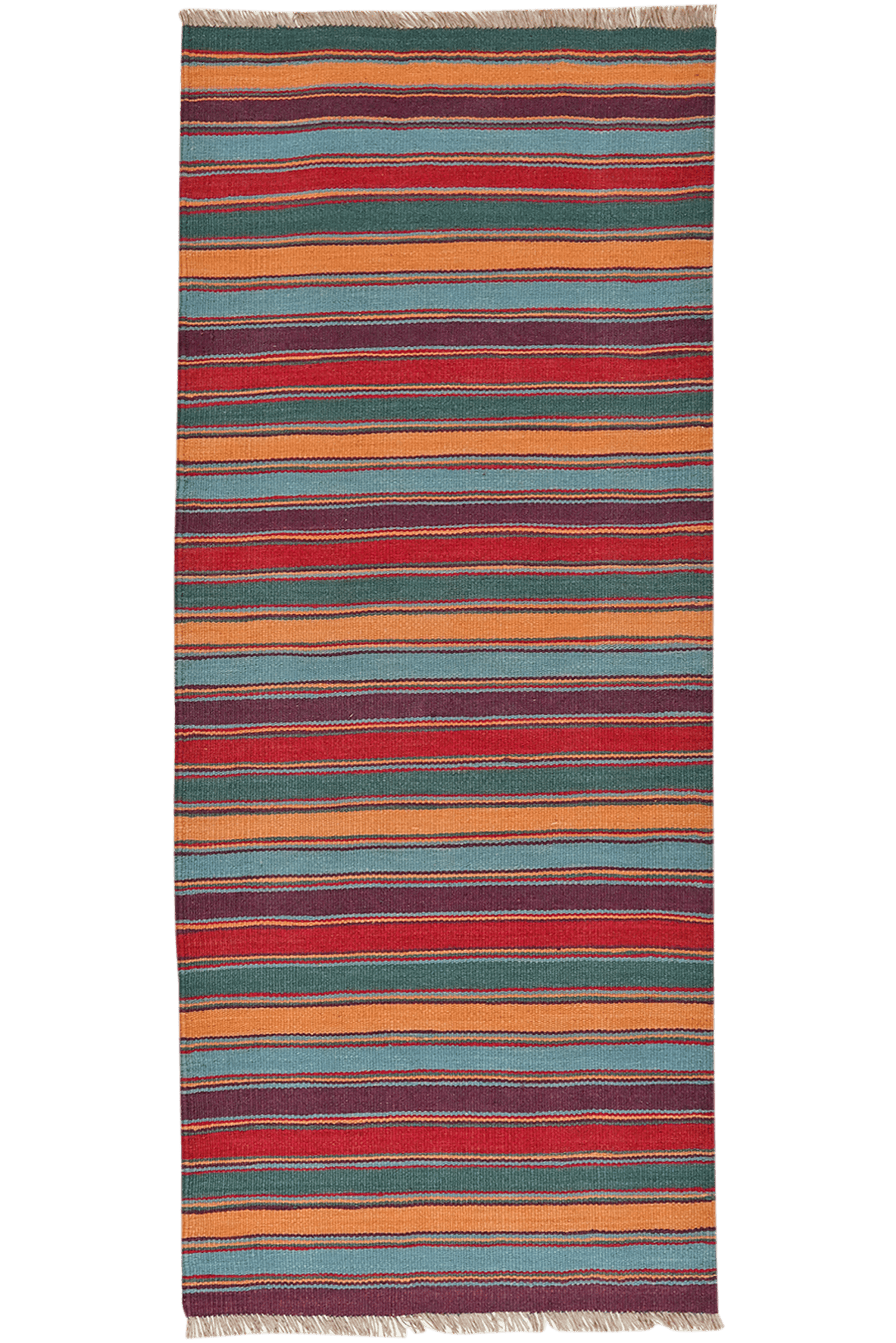 Kelim Gashgai — Handmade, 79x190 cm, Multicolor, 100% Virgin Wool | Main view