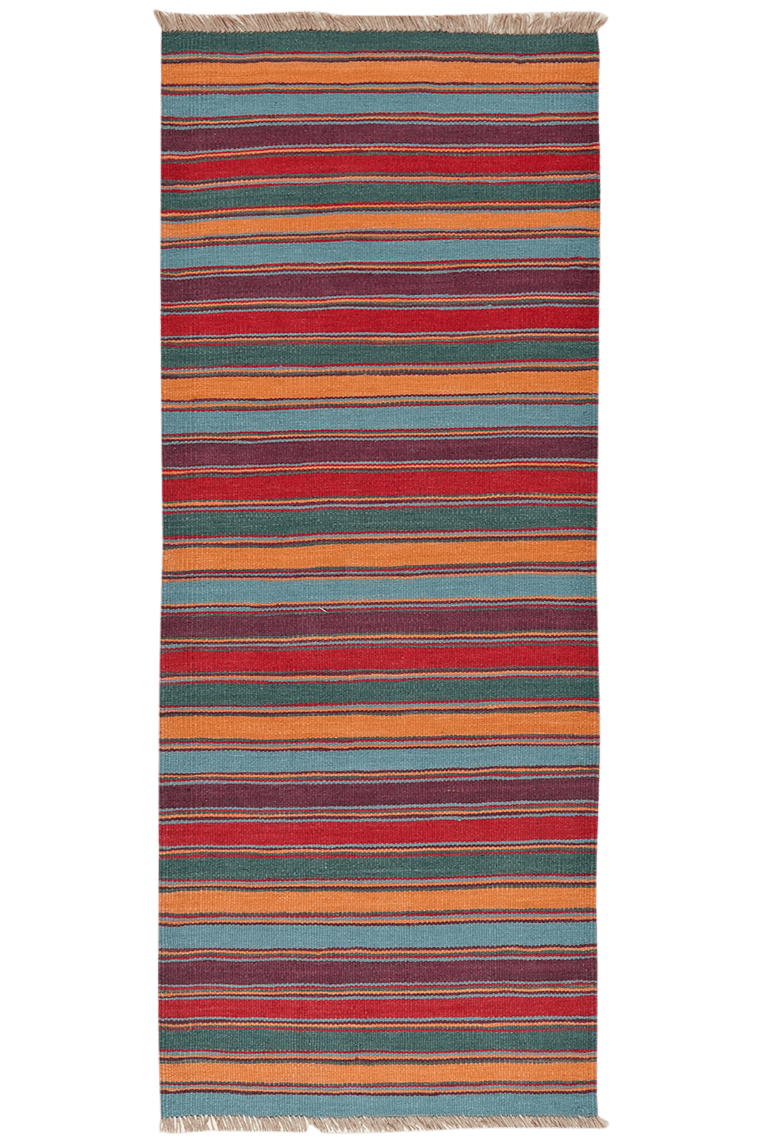 Kelim Gashgai — Handmade, 76x190 cm, Multicolor, 100% Virgin Wool | Main view
