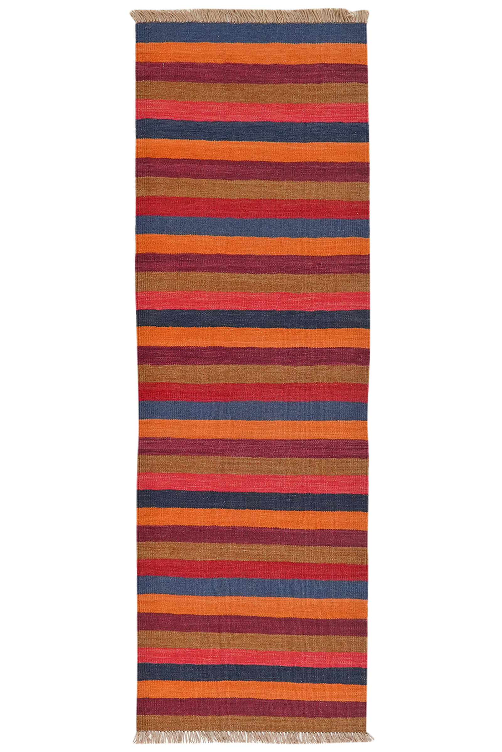 Kelim Gashgai — Handgefertigt, 192x63 cm, Bunt, 100% Virgin Wool | Main view