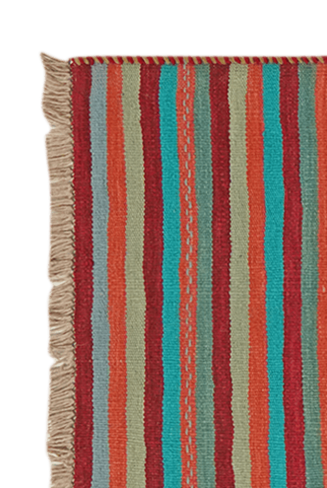 Kelim Gashgai — Handmade, 63x195 cm, Multicolor, 100% Virgin Wool | View 3