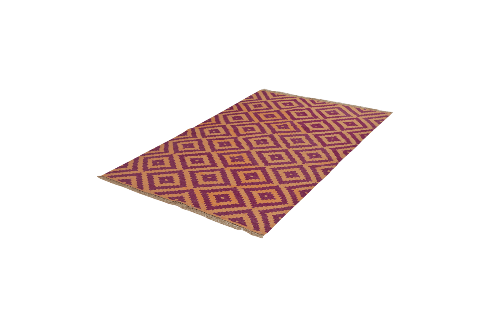 Kelim Gashgai — Handmade, 119x180 cm, Violett, 100% Virgin Wool | View 5