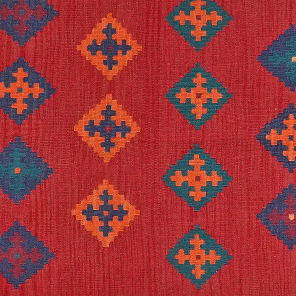 Kelim Gashgai — Handgefertigt, 176x125 cm, Blau, 100% Virgin Wool | View 5