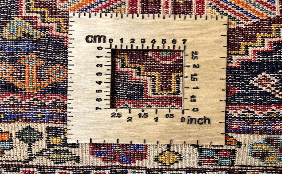 Gashgai — Handgefertigt, 244x152 cm, Beige, 100% Virgin Wool | View 10